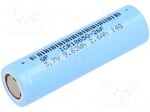 Акумулаторна батерия ACCU-18650-2.6/GP Акумулатор: Li-Ion; MR18650; 3,7V; 2550mAh; O18,3x65,4mm; 5,2A